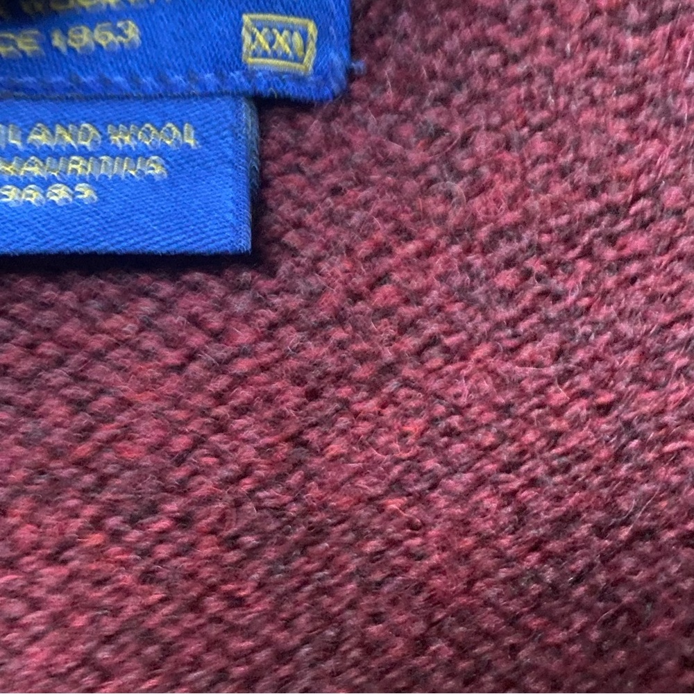 Pendleton Maroon Sweater - image 5